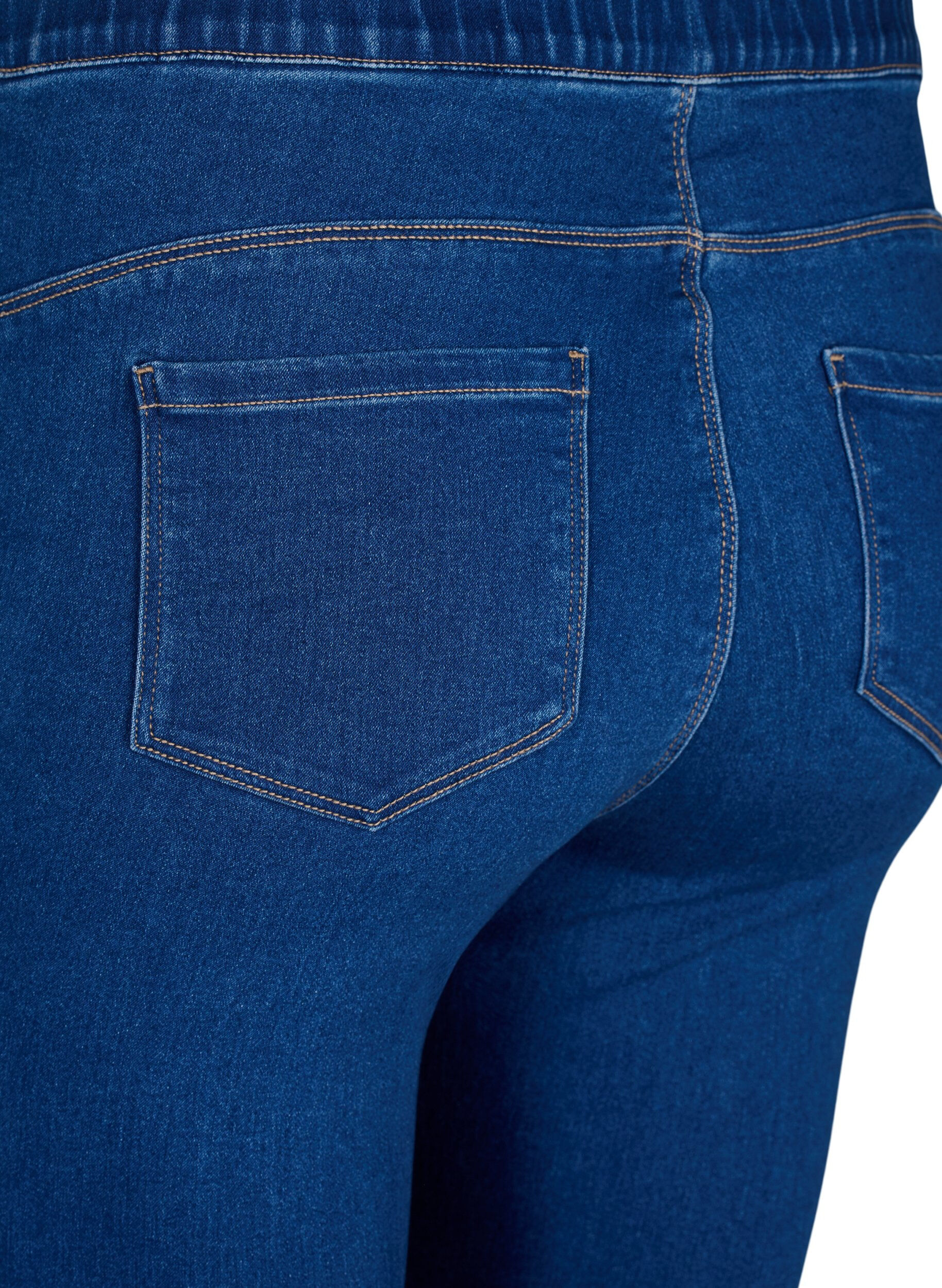 ZizziJeggings med h&ouml;g midja, Bl&aring;, Packshot image number 3