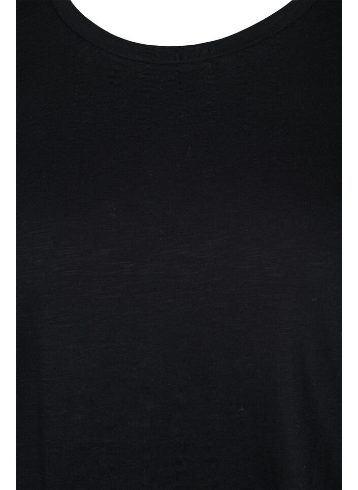 2-pack t-shirt i bomull, Black/Navy Blazer, Packshot image number 2