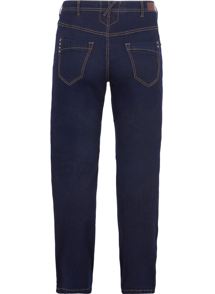 Slim fit Vilma jeans med h&ouml;g midja, Bl&aring;, Packshot image number 1