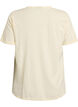 T-shirt med tryck, Gul, Packshot image number 1