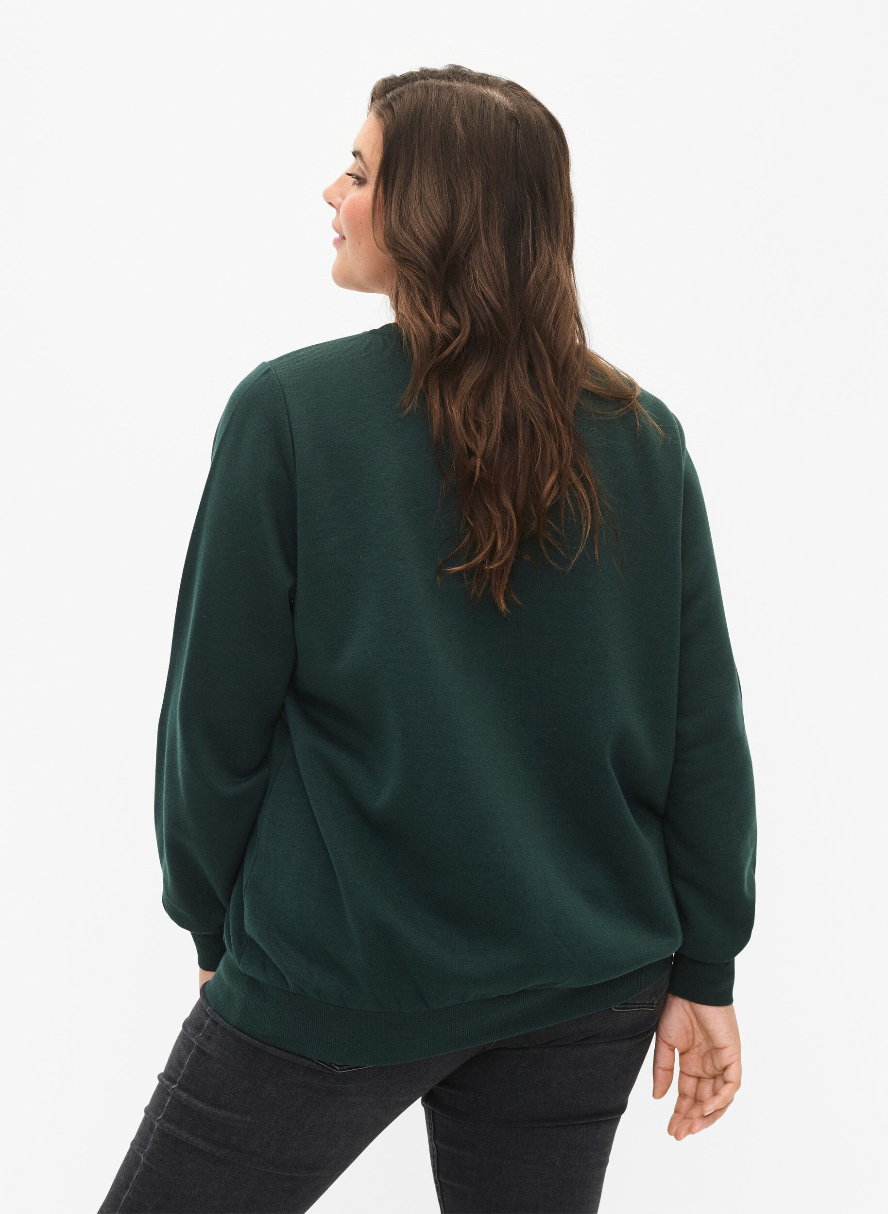 Zizzi Jultr&ouml;ja, Scarab SWEATER, Model image number 1
