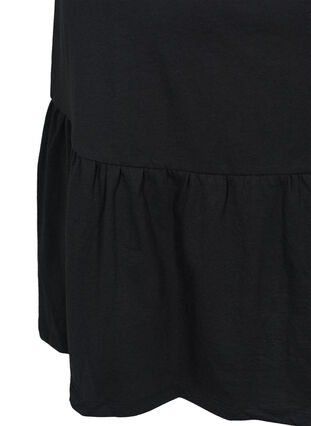 Klänning med feminin skärning, Black, Packshot image number 3