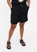 Bermuda -shorts med hög midja, Black, Model image number 2