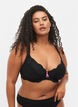 Support the breasts – bygel-bh för bröstprotes, Black, Model image number 0