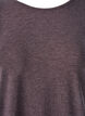 Jerseyblus med 3/4-&auml;rm, Brun, Packshot image number 2