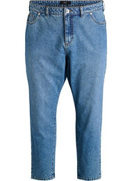Mille mom jeans med h&ouml;g midja, Bl&aring;