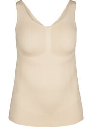 Shapeweartopp med breda remmar, Beige