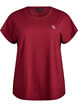Enf&auml;rgad tr&auml;nings-T-shirt, R&ouml;d, Packshot image number 0