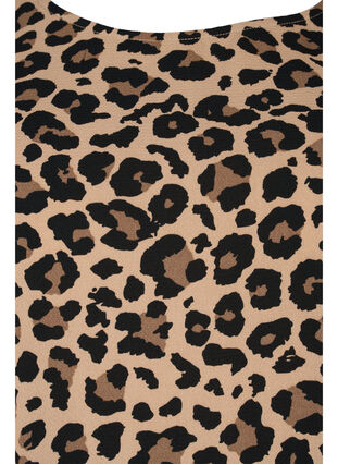 Mönstrad klänning med 3/4-ärmar, Leopard, Packshot image number 2