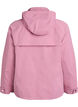 Kort v&aring;rjacka med avtagbar huva, Rosa, Packshot image number 1