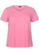 Enf&auml;rgad t-shirt i bomull, Rosa, Packshot image number 0