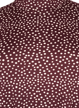 FLASH - Långärmad klänning med turtleneck, Fudge Dot, Packshot image number 2
