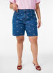 Broderade jeansshorts, Bl&aring;, Model image number 3