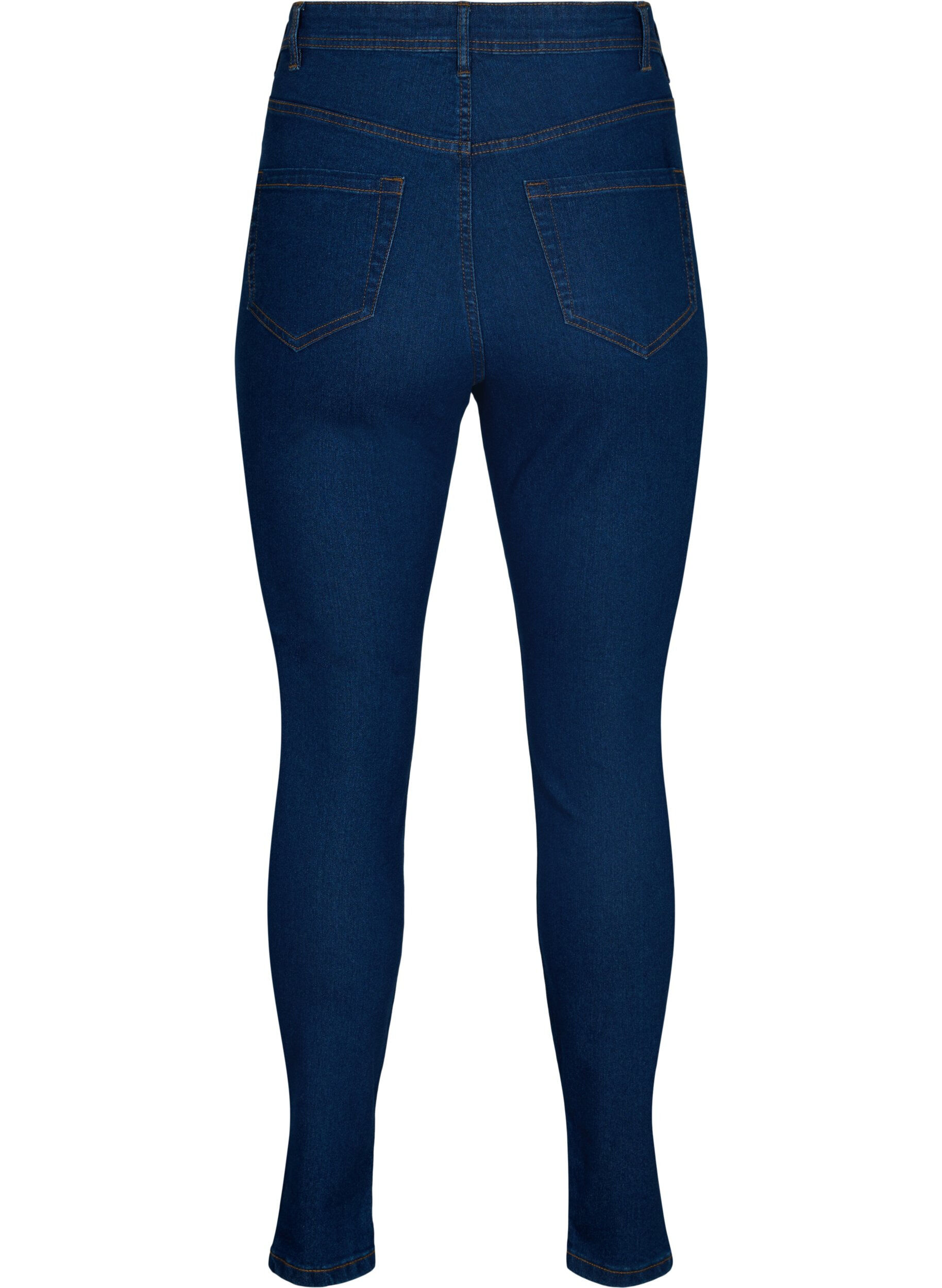 Zizzi FLASH - Jeans med super slim passform, Bl&aring;, Packshot image number 1