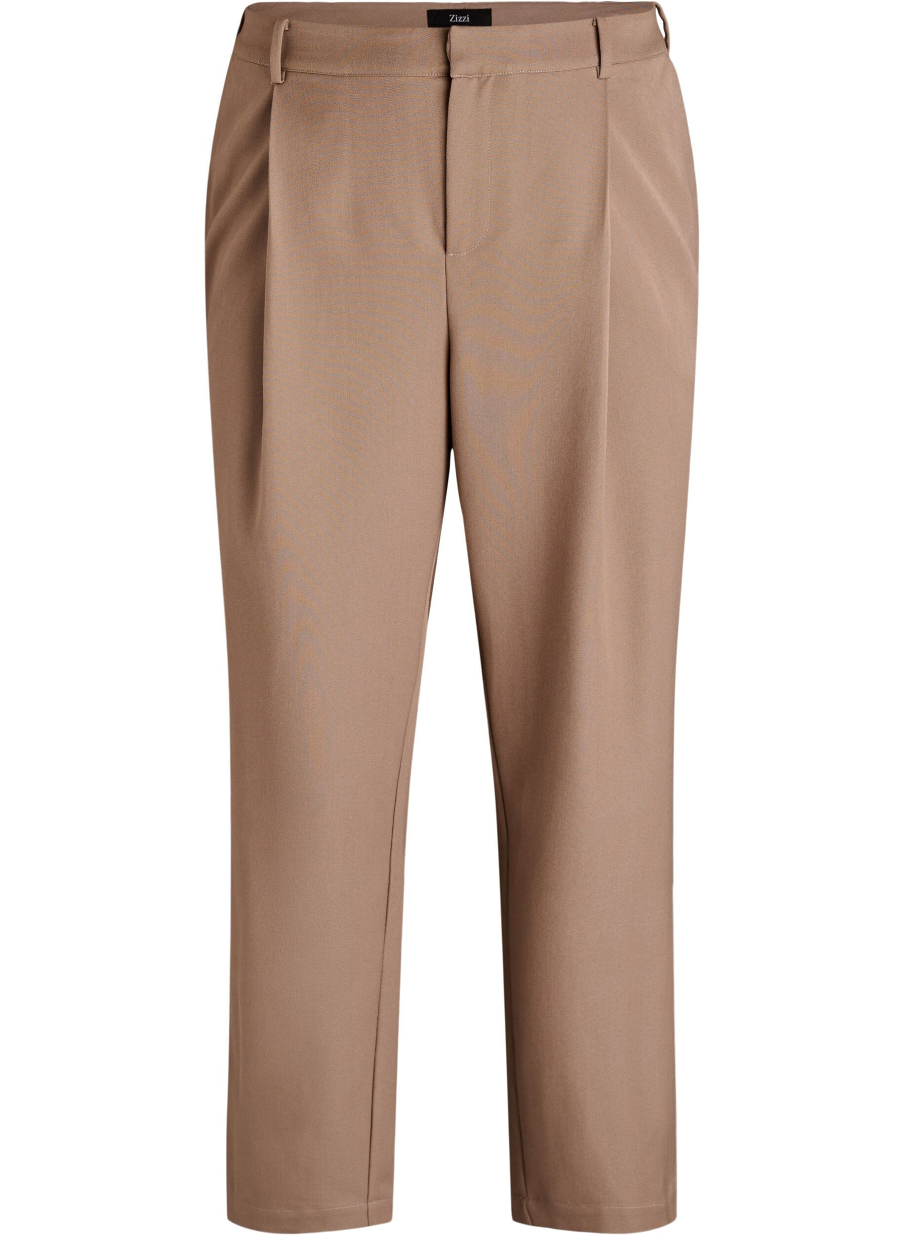 Kostymbyxor med h&ouml;g midja och raka ben