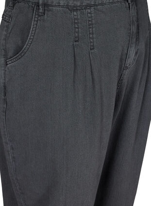 Baggy jeans med hög midja, Black washed down, Packshot image number 2