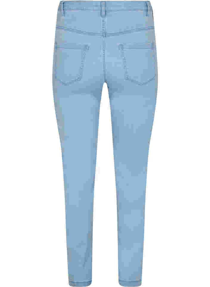 Slim fit Emily jeans med normalhög midja, Ex Lt Blue, Packshot image number 1