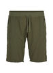 L&ouml;sa shorts i bomull med fickor, Gr&ouml;n, Packshot image number 0
