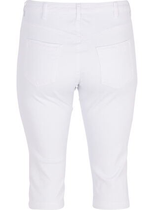 Slim fit Emily capri-jeans, White, Packshot image number 1
