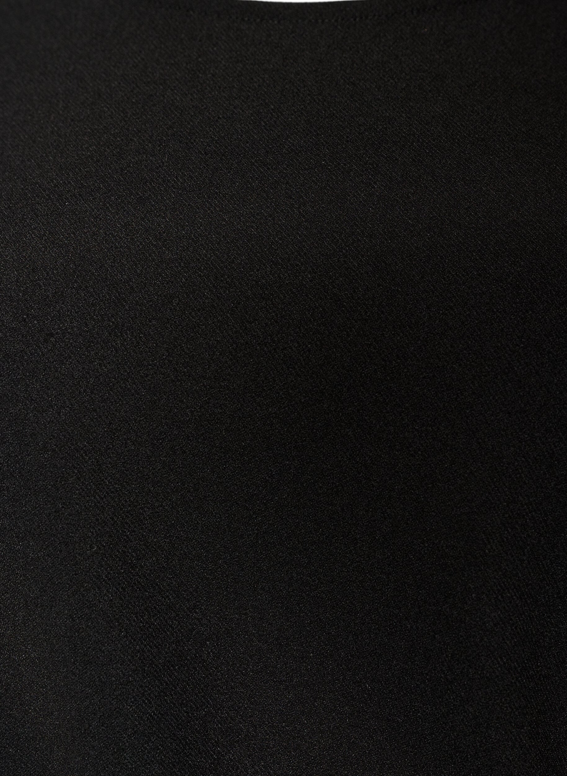 ZizziKl&auml;nning i jersey med drapering och dekorativt sp&auml;nne, Svart, Packshot image number 2