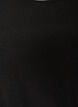 Kl&auml;nning i jersey med drapering och dekorativt sp&auml;nne, Svart, Packshot image number 2