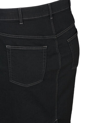 Tight jeanskjol, Black, Packshot image number 3