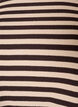 Randig blus med l&aring;nga &auml;rmar, Brun, Packshot image number 2