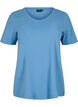 Bas-t-shirt i bomull, Bl&aring;, Packshot image number 0