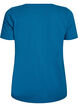 Enf&auml;rgad t-shirt i bomull, Bl&aring;, Packshot image number 1
