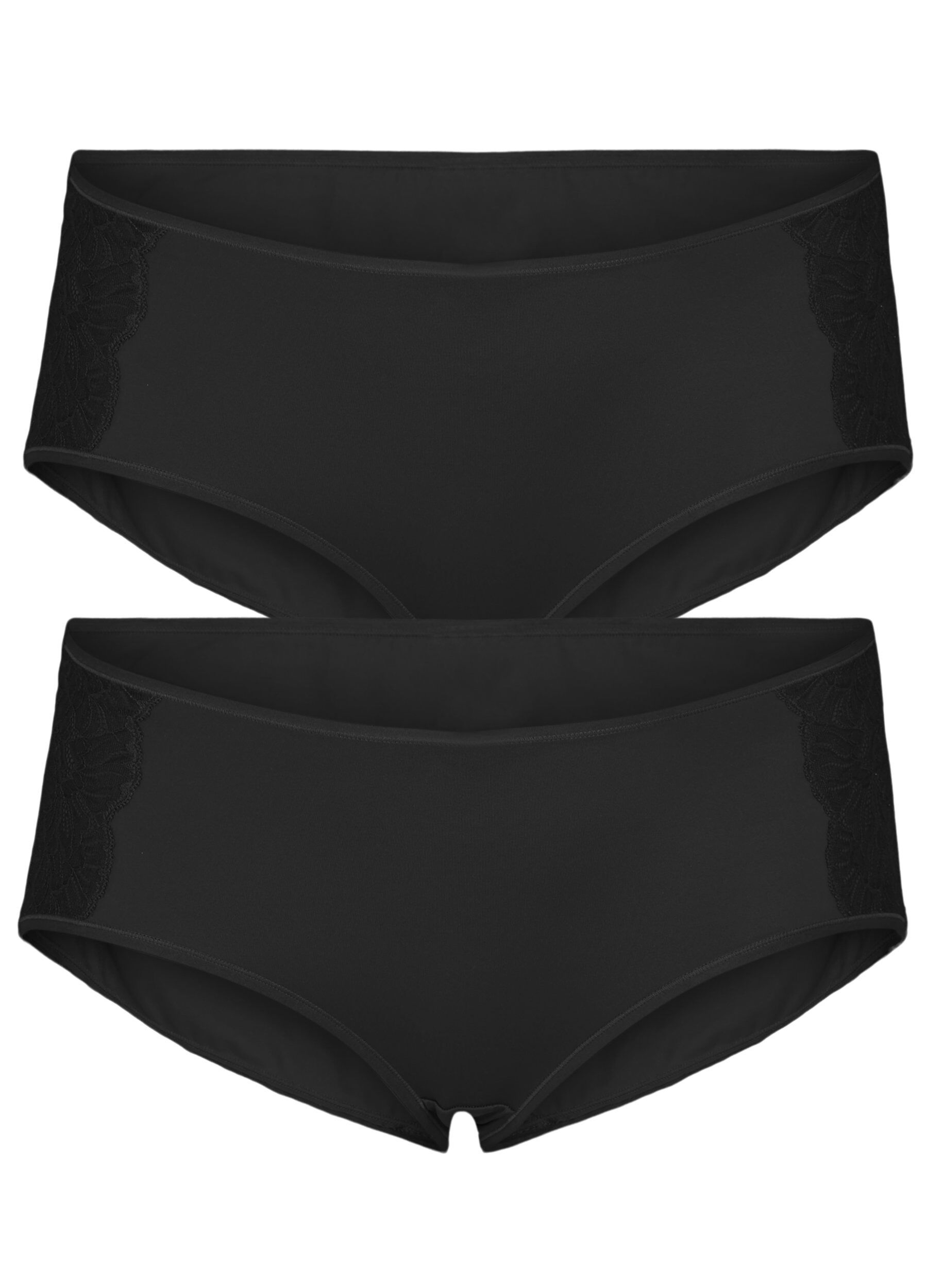 2-pack trosor med normal midja