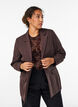 Klassisk blazer med kn&auml;ppning, Brun, Model image number 3
