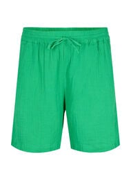Shorts i bomullsmuslin med fickor, Jolly Green, Packshot