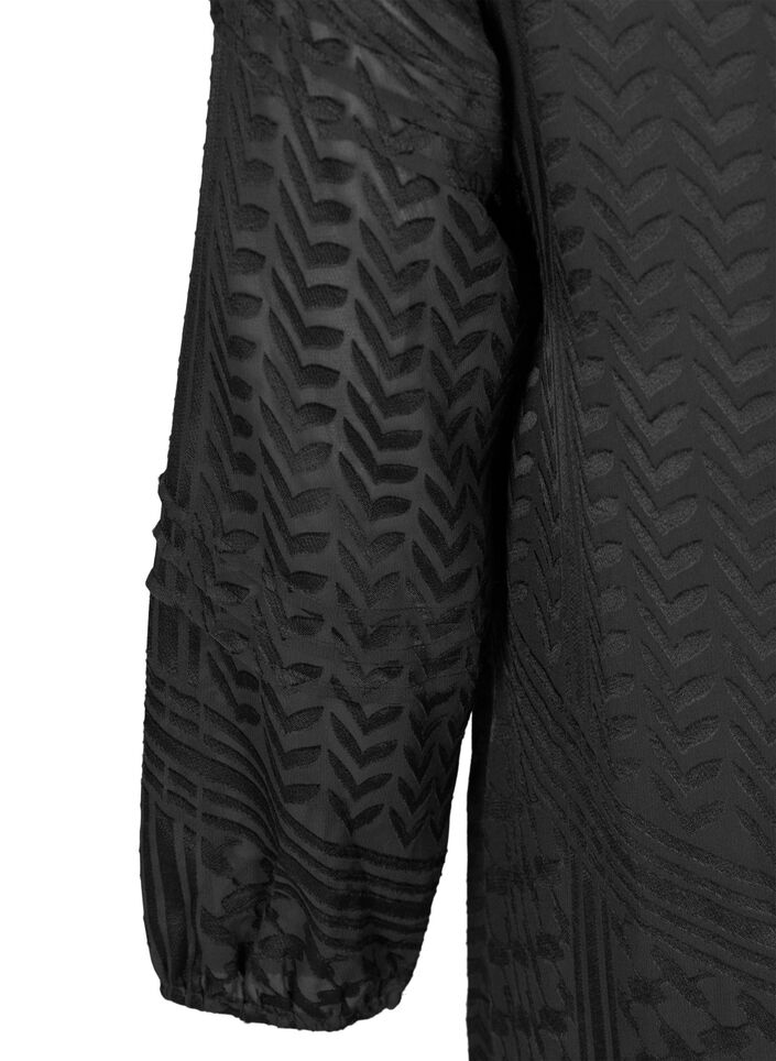 Klänning, Black, Packshot image number 3