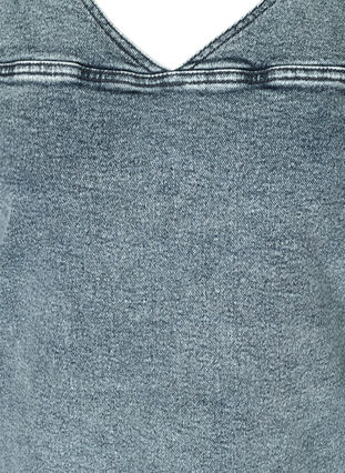 Denimklänning med 3/4 ärmar, Light blue denim ASS, Packshot image number 2