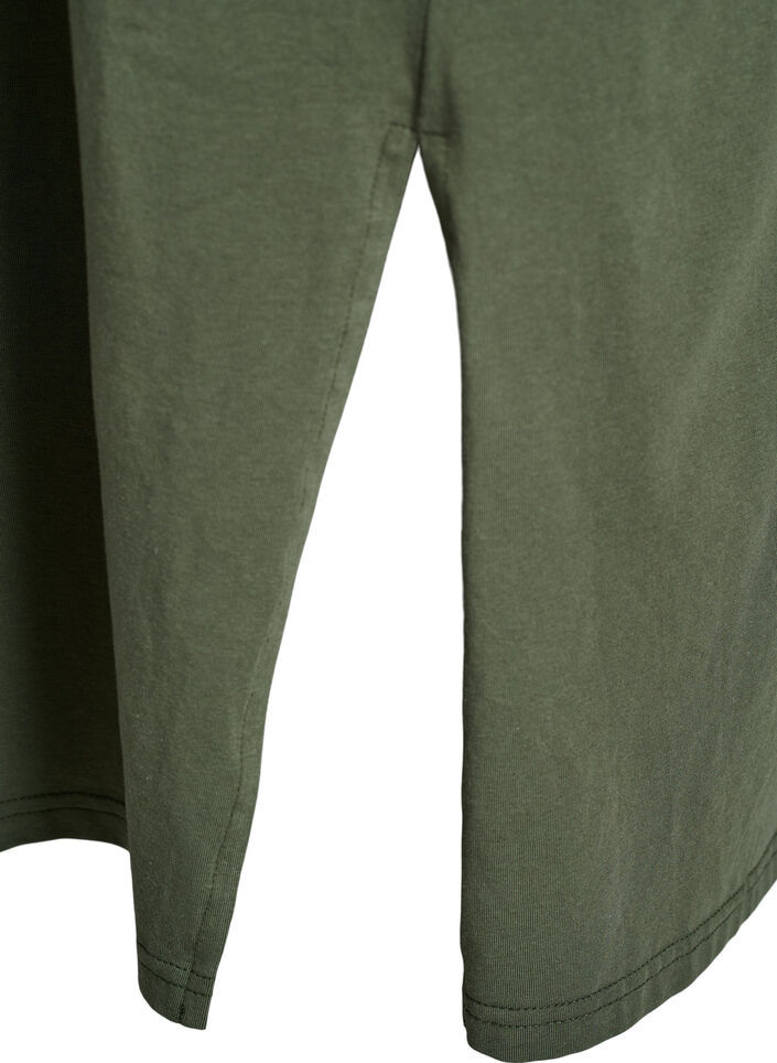 T-shirtkl&auml;nning i midil&auml;ngd med V-ringning, 2151, Packshot image number 3