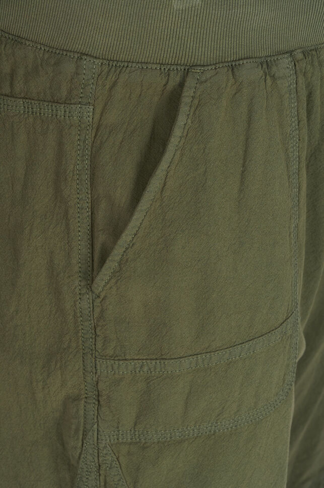 L&ouml;sa shorts i bomull med fickor, Gr&ouml;n, Packshot image number 2