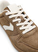 Sneakers i mockaimitation, Brun, Packshot image number 3