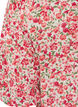 Blus i bomull med fyrkantig ringning, R&ouml;d, Packshot image number 3