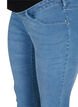 Gravidjeggings i bomullsblandning, Light blue denim, Packshot image number 2