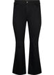 FLASH - Högmidjade jeans med bootcut, Svart, Packshot image number 0