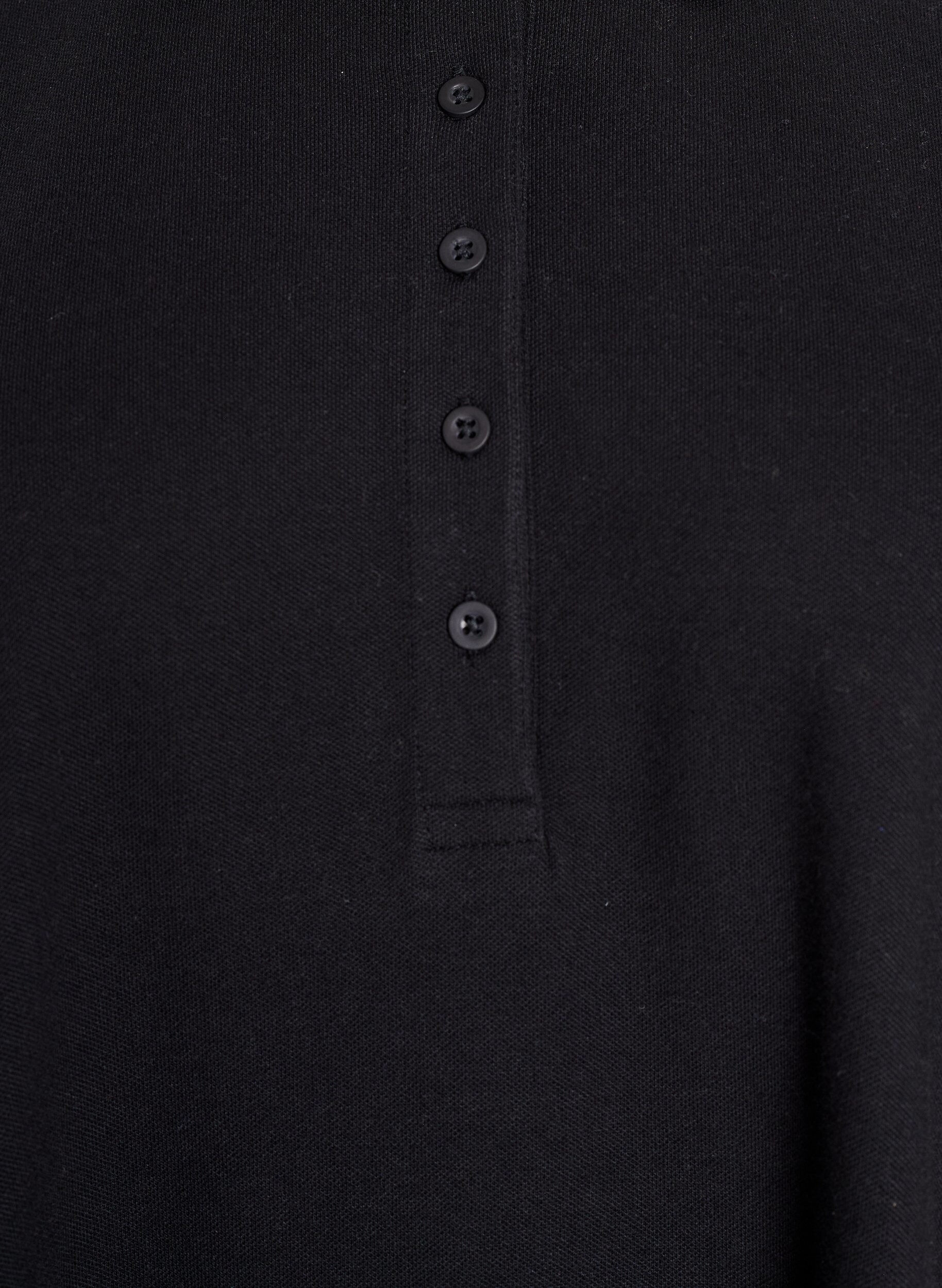 Zizzi Kort A-linjeformad polokl&auml;nning, Svart, Packshot image number 2
