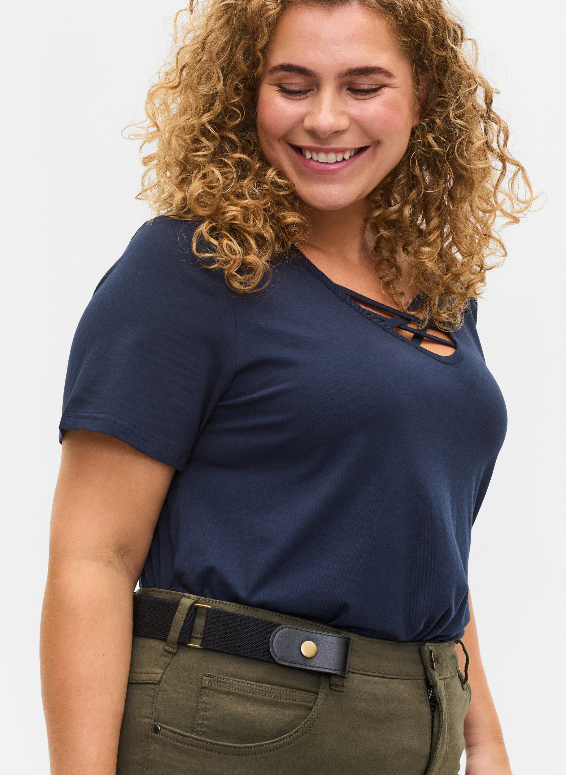 Elastiskt b&auml;lte, Svart, Model