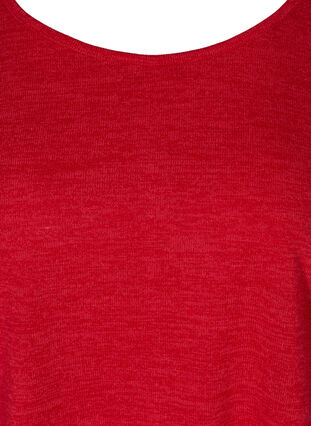 Lös blus med långa ärmar, High Risk Red ASS, Packshot image number 2
