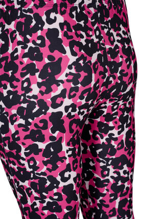 Mönstrade leggings, Pink Leo, Packshot image number 3