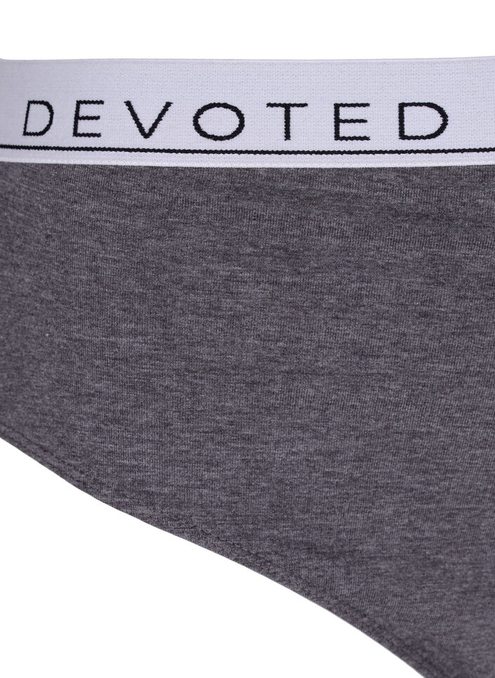 Melerad trosa med normal midjehöjd, Grå, Packshot image number 2