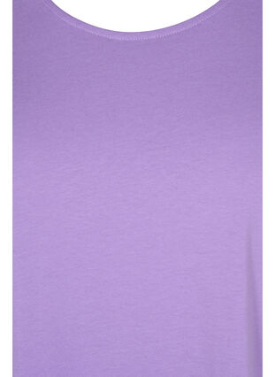 T-shirt i bomullsmix, Paisley Purple, Packshot image number 2