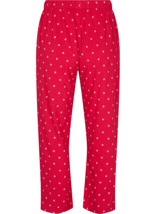 Pyjamasbyxor med mönster, Tango Red AOP, Packshot image number 1