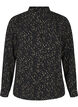 Prickig skjorta med krage, Black w. Dot AOP, Packshot image number 0