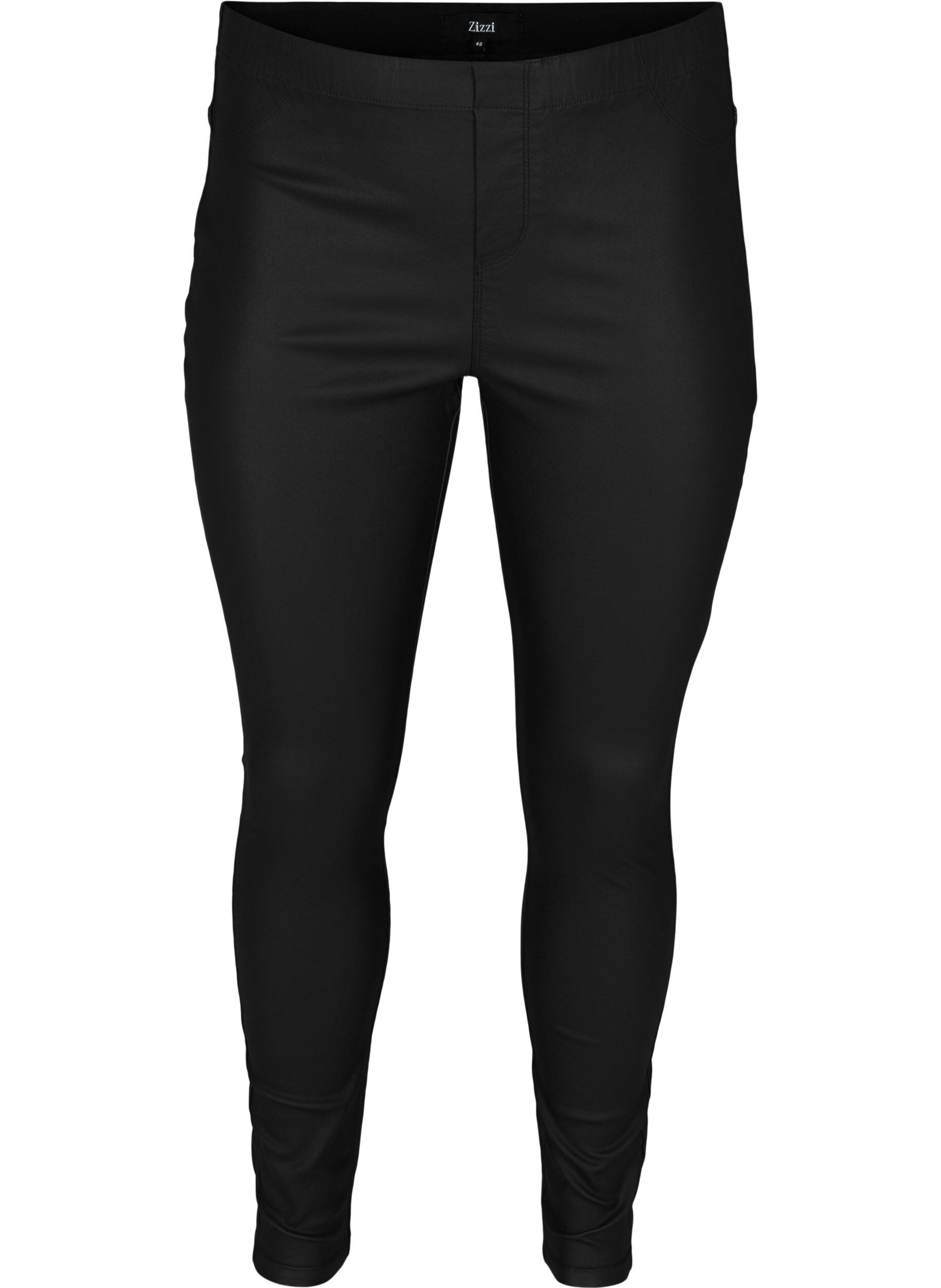 Zizzi Leggings i viskosblandning, Black, Packshot image number 0