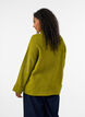 Stickad topp med polokrage, Gr&ouml;n, Model image number 2